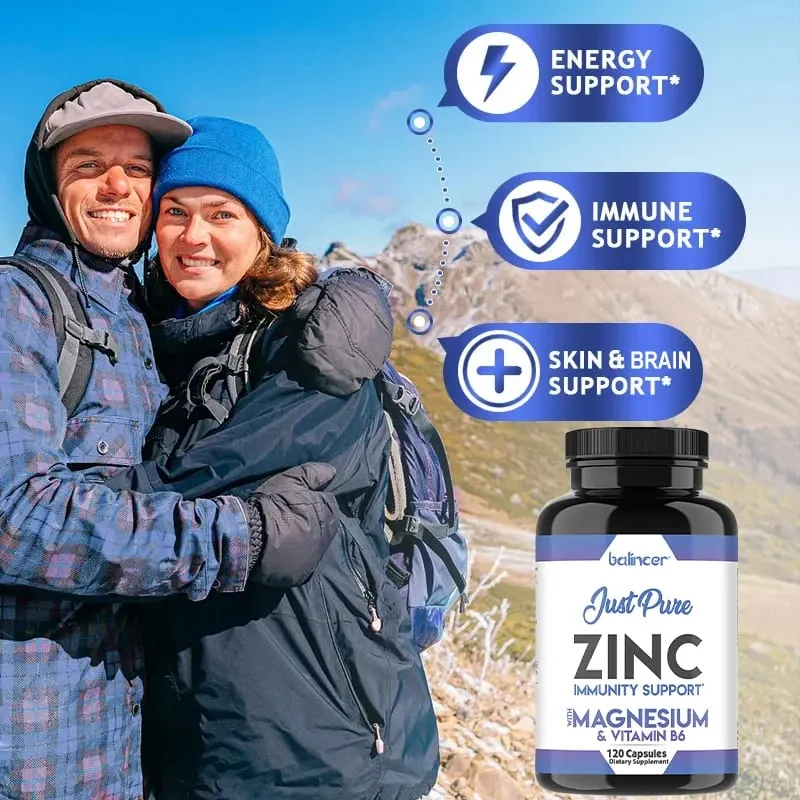 Zinc Supplements - Promotes Energy Production Supports Immune System and Overall Health Non-GMO Gluten-Free — image 5