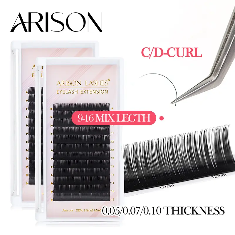 0.05/0.07/0.10 แต่ละขนตาปุย Volume Eye Lash CLASSIC Lashes Matte Professional Soft NATURAL Faux