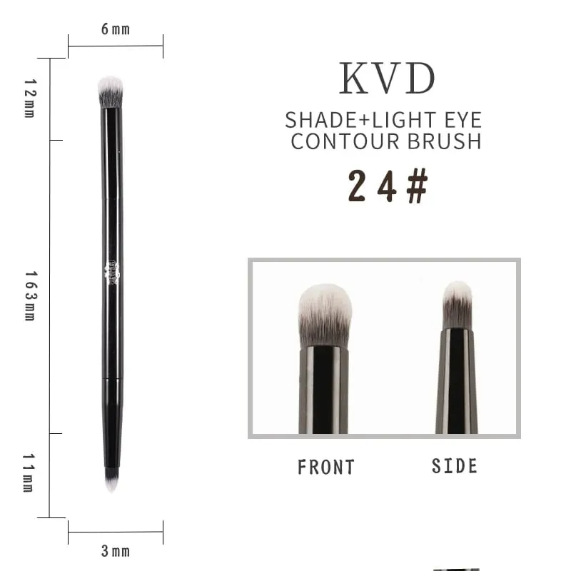 Kat Von D Makeup Brush Foundation Blush Highlight Concealer Powder Sculpting Eyeshadow Brush KVD Brand Makeup Brushes — image 12