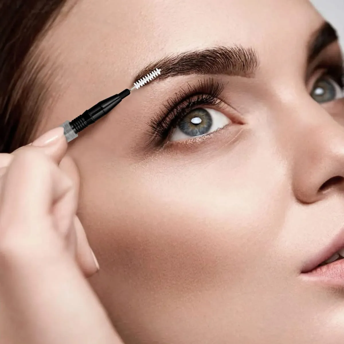 20 stk Mini øjenbrynsbørste brynperm børste Engangsbrynløftende børster Bøjelig mikro øjenvippebørste Applikatorer Makeupværktøj — image 3