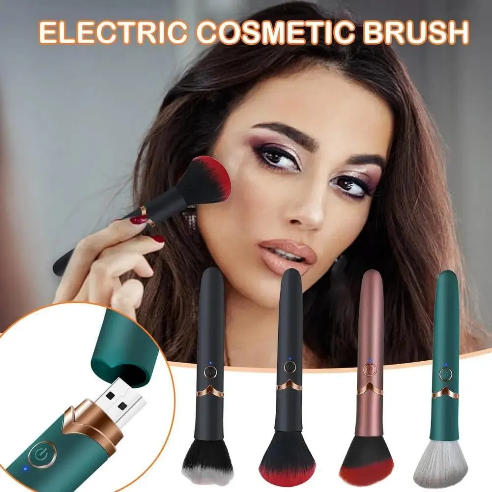 Elektrický štětec na make-up Základní štětec Vibrační štětec na make-up Přenosný dobíjecí kosmetický štětec na detaily Makeup Tools — image 5