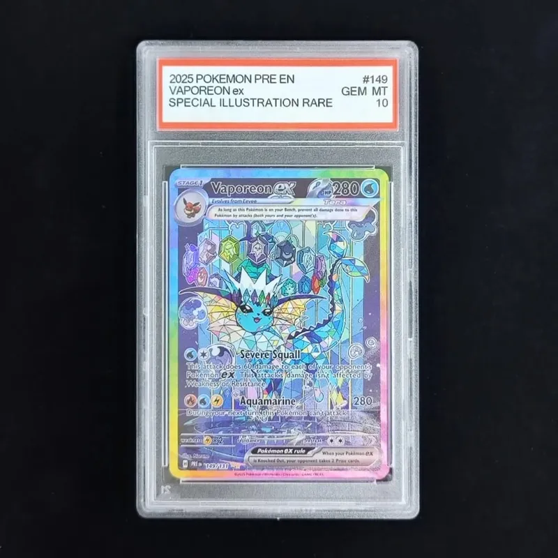 Proxy POKEMON PRE English PRISMATIC EVOLUTIONS #161 UMBREON ex Grado 10 Tarjeta de juguete de colección — image 15