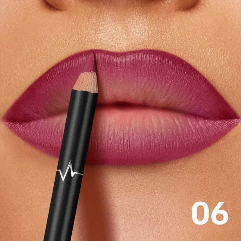 Pudaier 6-farbiger, wasserfester, mattierter Lipliner – langanhaltende Formel ohne Abfärben, mattes Finish, 6 vielseitige Farbtöne — image 8