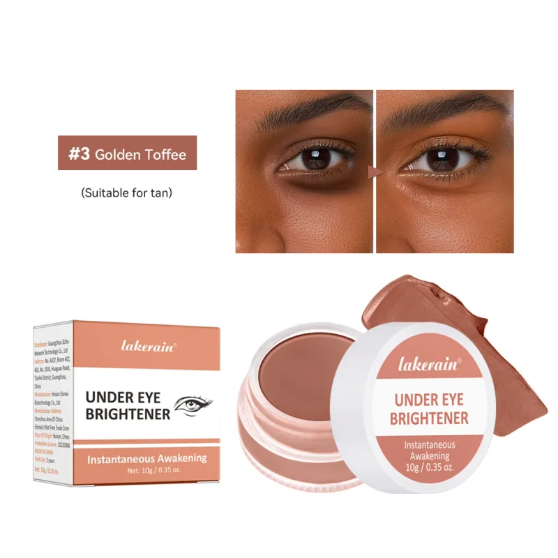 Under Eye Brightener Conceal & Brighten Dark Circles Nourishes The Skin Corrects Brightens Dark Nude Tan Colors Concealer Makeup