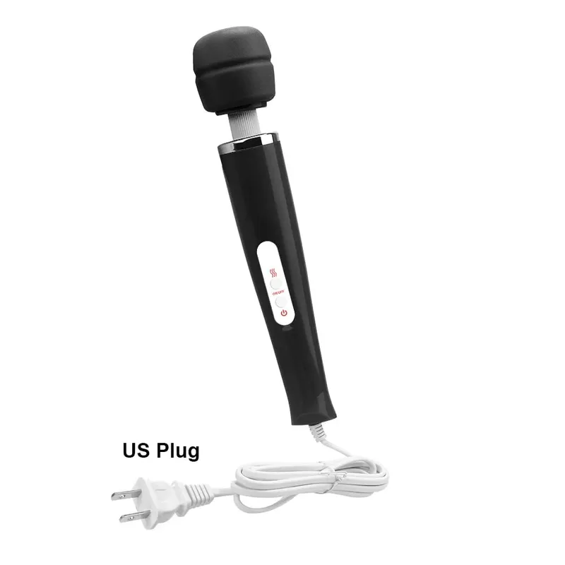 33cm gros vibrateurs ue US Plug baguette magique pour les femmes stimulateur de Clitoris de mamelon Plug Anal Vaginal gode masturbateur féminin jouet sexuel — image 13