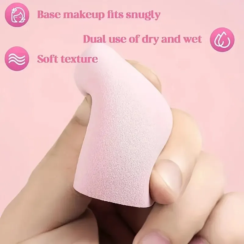 12-teiliges tragbares Make-up-Schwamm-Set, tragbare Foundation, Kosmetikquaste für Gesicht, Concealer, Mischen, Beauty-Schwamm, flüssige Creme, Power — image 2