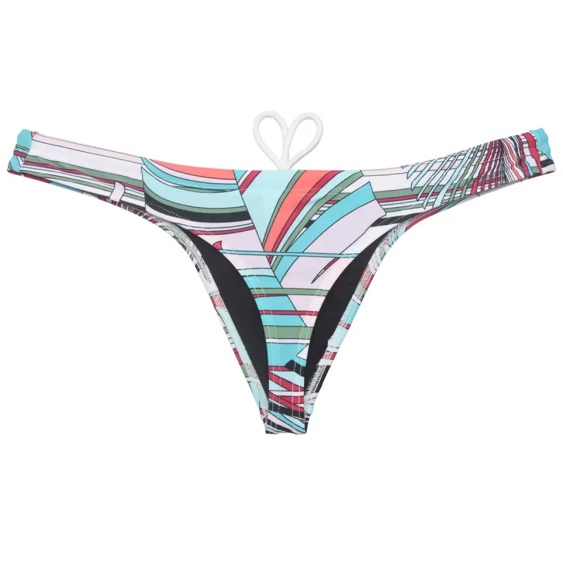Sexy Swim Thong Men's Swimwear Bikini Briefs Drawstring Quick-dry Elastic Underwear Pouch Beach Tangas Surfing Poolside — image 17