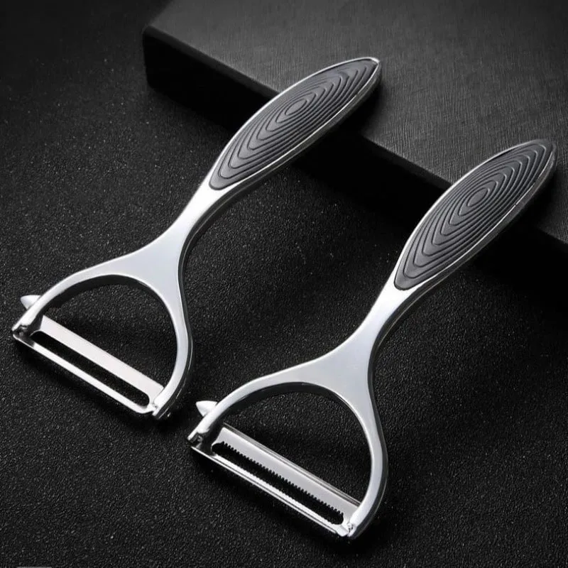 Stainless Steel Fruit Vegetable Tools Vegetable Peeler Potato Peeler Kitchen Accessories Non-slip Handle SGGJ001 — image 1