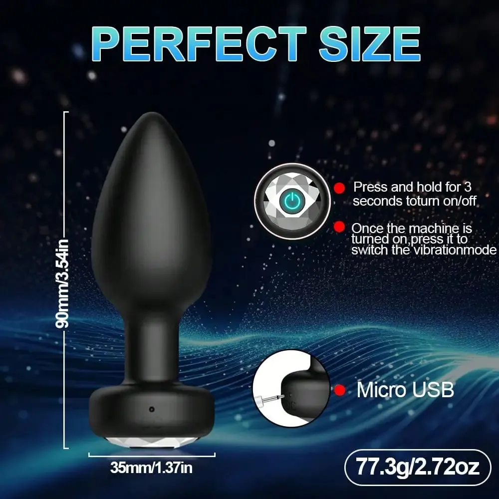 Bluetooth-fjernbetjening Anal Vibrator 10 Modes Butt Plug Mænd Prostata Massager Stimulator Butt Plug Kvinde Onanist Sexlegetøj — image 5