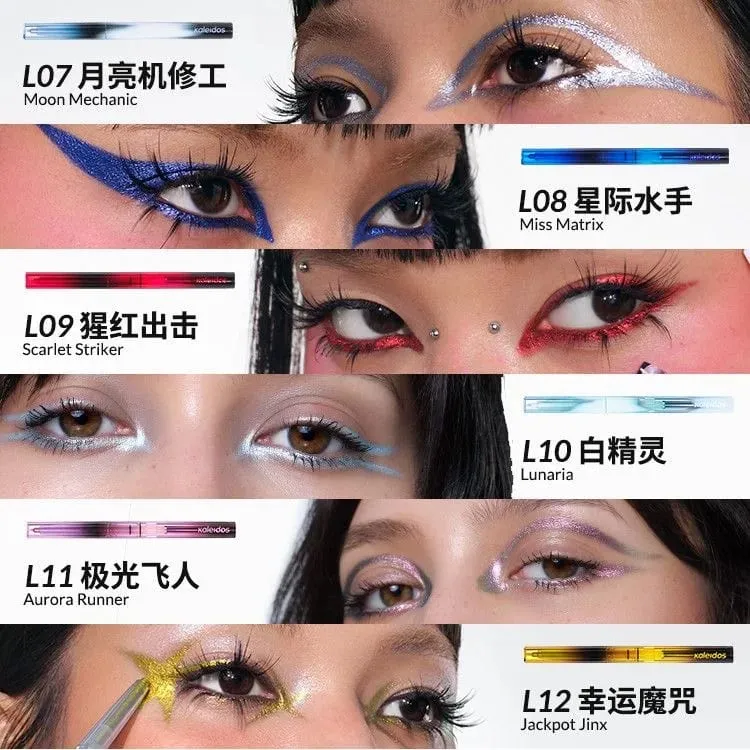 Kaleidos automatická gelová tužka na oční linky Chameleon zvýrazňovač očních stínů Chromová třpytivá sada make-upu na obličej Chameleon Diamond Powder — image 5