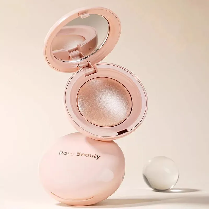 ความงามที่หายาก 3D Face Brighten Blush Highlighter Powder พร้อมกระจกเครื่องสำอางค์ Contour Bronzer Shimmer Luminizer Stick เครื่องมือแต่งหน้า — image 4
