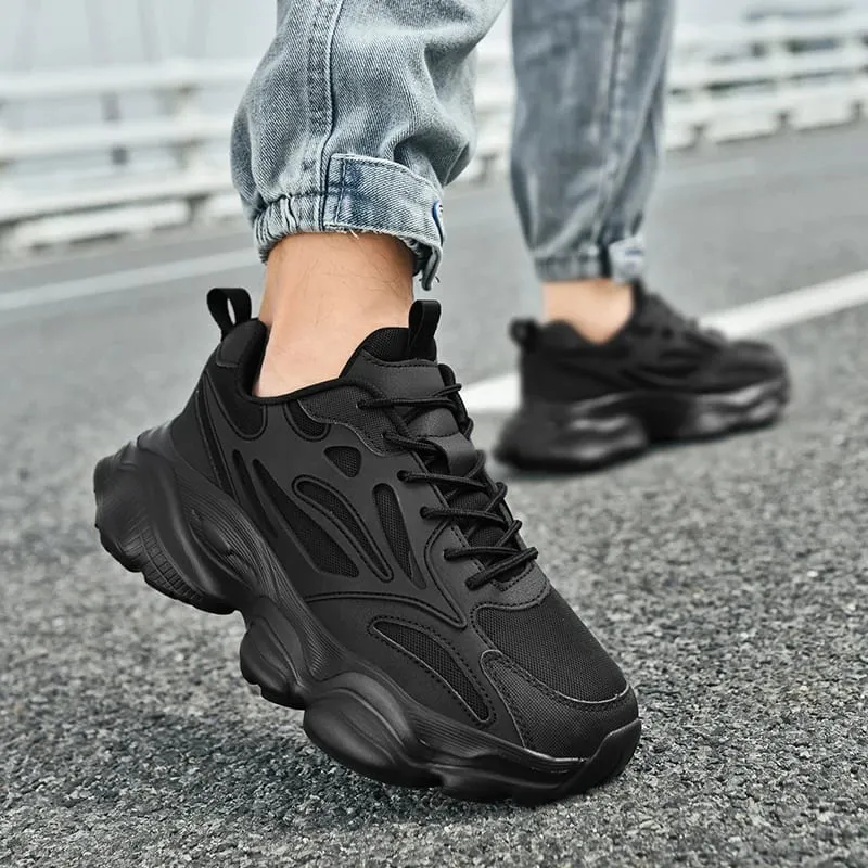 Scarpe da ginnastica sportive da passeggio di alta qualità da uomo di buone dimensioni 48 scarpe da corsa casual con piattaforma per uomo scarpe da esterno moda maschile — image 5