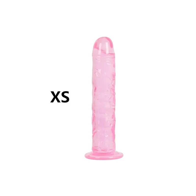 KWD Erotis Lembut Jelly Anal Butt Plug Realistis Cangkir Hisap Kuat Mainan Dewasa G-spot Orgasme Penis Besar Seks mainan untuk Wanita — image 12