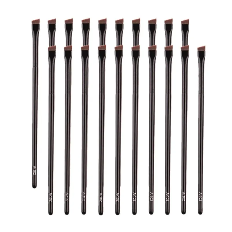 5/10/20/50 Pcs Pennelli per trucco contorno sopracciglia Pennello per eyeliner per sopracciglia Pennello per occhi professionale super sottile ad angolo Pennello per occhi Strumenti per il trucco — image 15