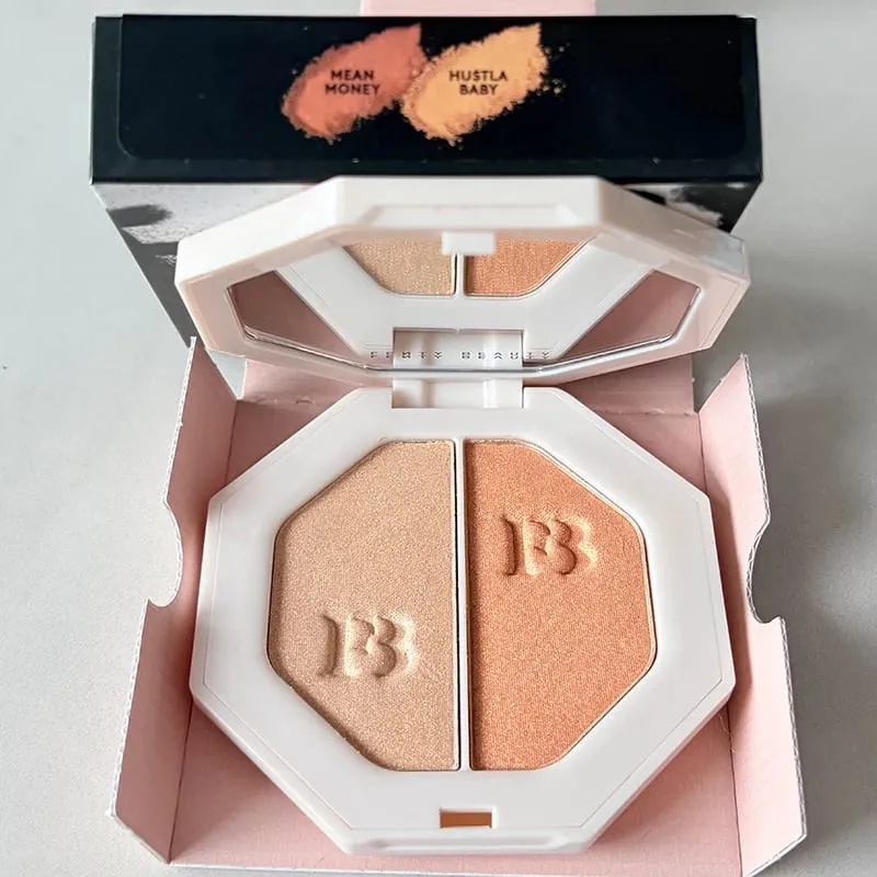 Fenty Beauty Multi-สี Contour Stick คอนซีลเลอร์ Facial 3D Diamond Highlight ไม่ซีดจาง Water GLOSS Lip Glaze GLOSS เครื่องสำอาง — image 9