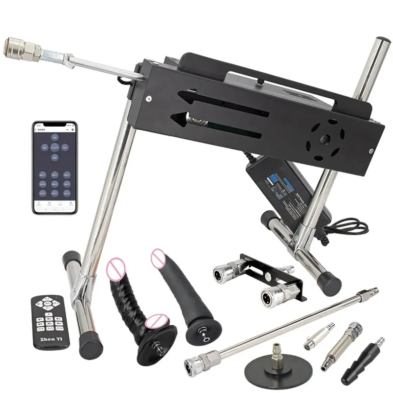 Yapay Penis Ekleri ile 200W Süper Güçlü İnme 1-15cm Otomatik Mastürbasyon Makinesi Destek Üç Kontrolör Seks Makineleri — image 18