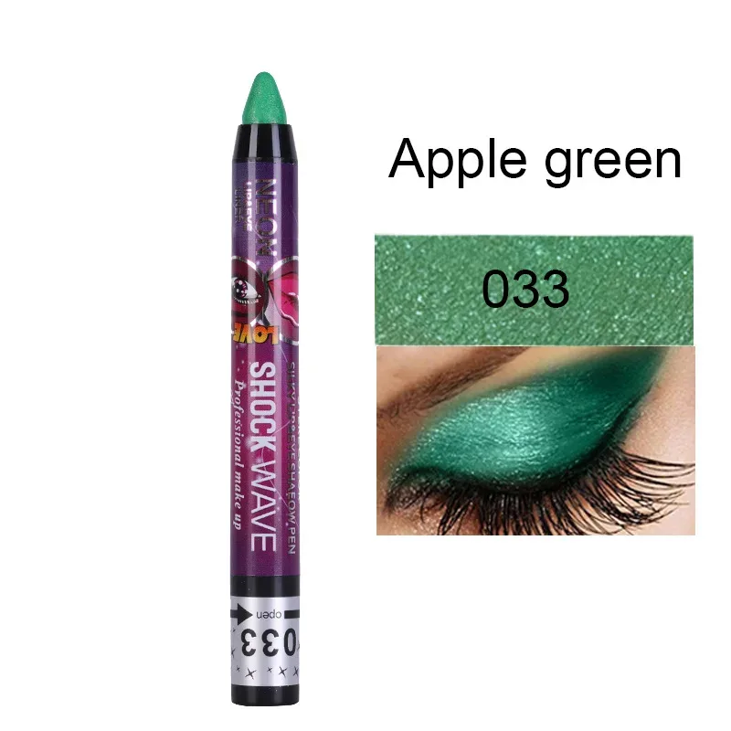 2 In 1 Eyeshadow Lipstick Stick Pencil Waterproof Glitter Matte Eye Shadow Makeup Pigment Eyeshadow Pen