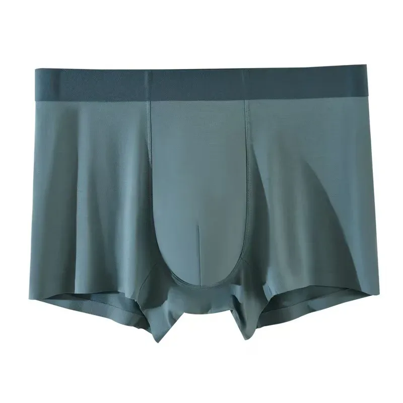 กางเกงในชายไม่มีรอยต่อ Modal-Feel กางเกงบ็อกเซอร์ชาย Breathable Antibiotic Crotch กางเกงขาสั้นผู้ชายผู้ชายชุดชั้นในกางเกงขาสั้น — image 24
