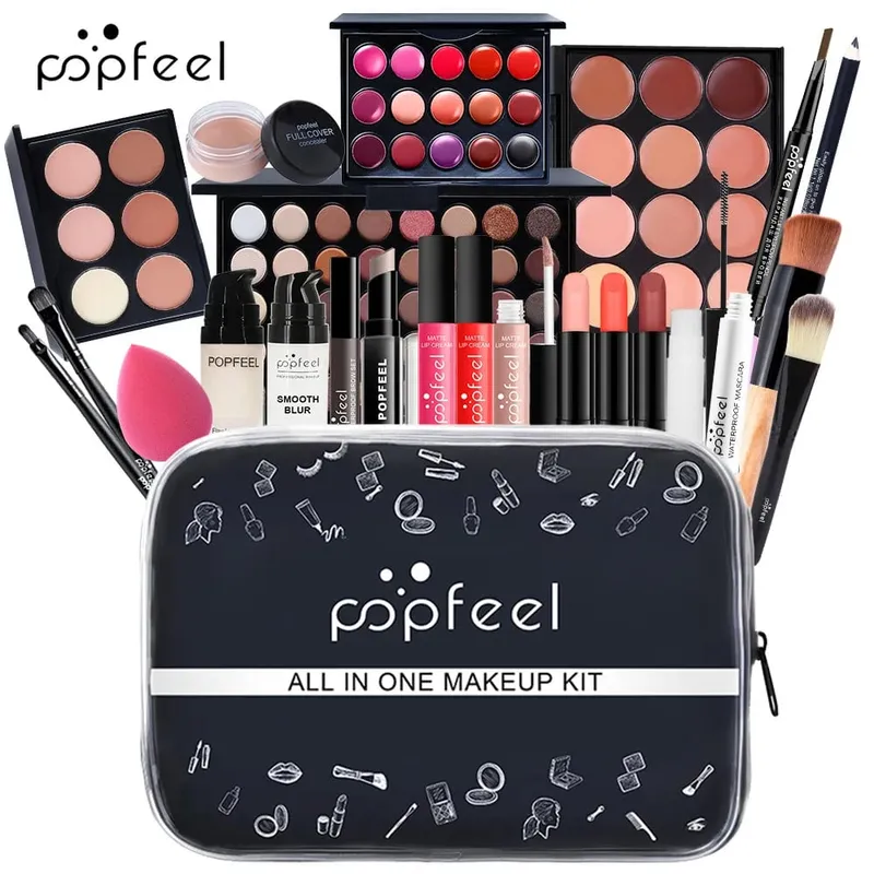 Women's All-In-One Makeup Kit Full Set - Eyebrow Eyeliner Eyeshadow Included Beauty Makeup Sets for Women