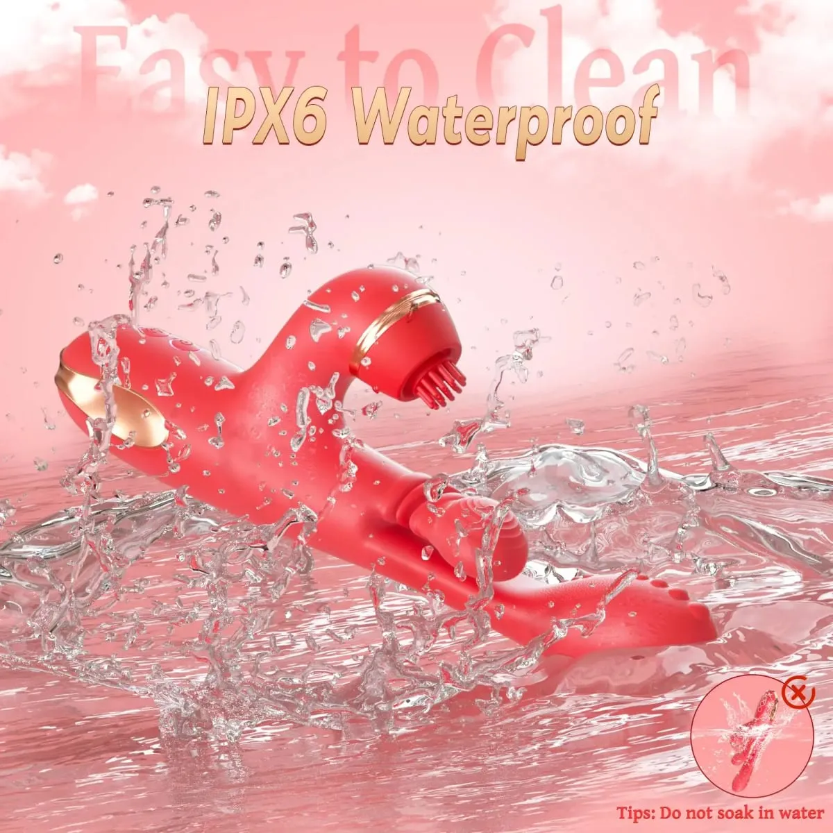 5 DALAM 1 Menoreh Menyodorkan Dildo Vibrator untuk Wanita G Spot Vibrator Menguli Clit Stimulator Pelancap Wanita Mainan Seks Dewasa