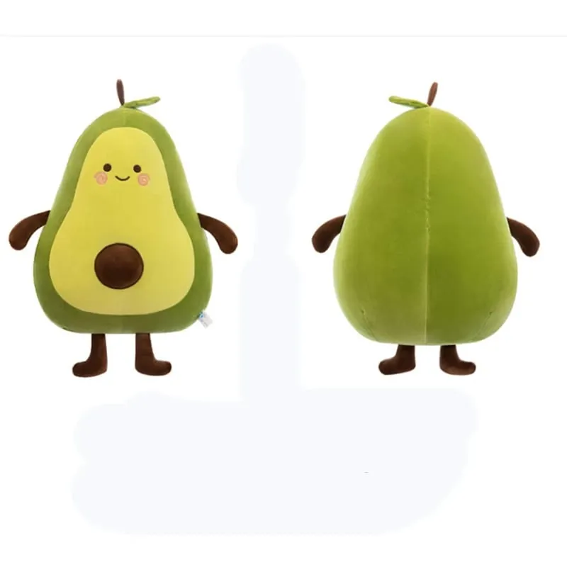 45-55 ซม.น่ารักผลไม้ Avocado หมอน Plush เด็กหมอนนอนขนาดใหญ่ตุ๊กตาตุ๊กตาโซฟาวันหยุดของขวัญ Kawaii Creative — image 7