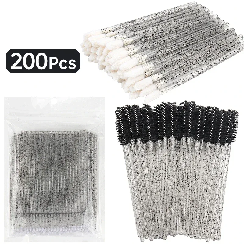 200 spazzole professionali per la pulizia delle ciglia - micro bacchette da salone per la rimozione e il mantenimento delle estensioni delle ciglia | Kit di strumenti senza pelucchi — image 11
