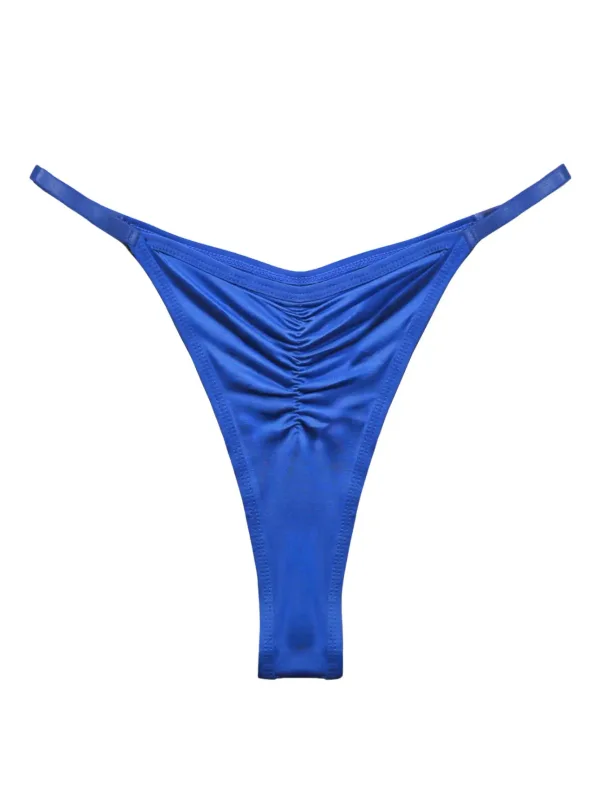 String froncé à fente haute pour hommes, sous-vêtements doux et décontractés, lisses, semi-transparents, Ultra sexy, respirants, antiadhésifs, 1 pièce — image 3