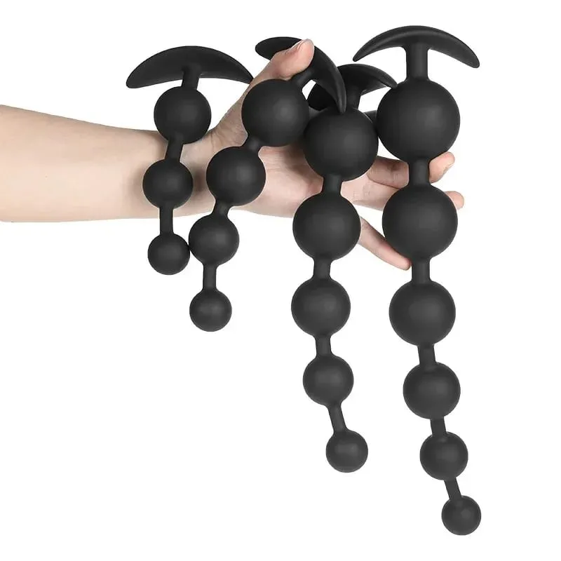 Bdsm Silicone gros Plug Anal perles anales Anus Masturbation godemichet Anal érotique Flirt jouets sexuels Massage de la Prostate pour Couple hommes femmes — image 2