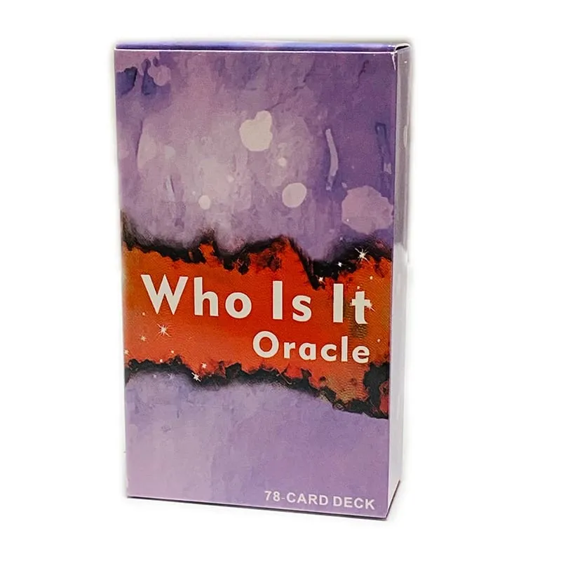 Siapa Itu Oracle Cards 78 Cards Divination Deck English Vision Edition Papan Tarot Bermain Permainan Untuk Parti — image 1