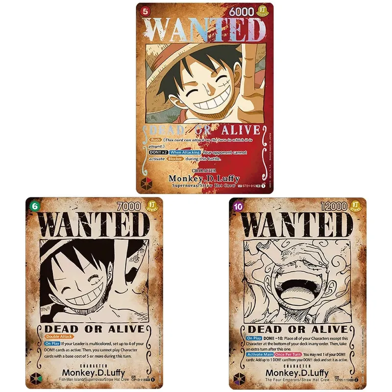 ONE PIECE Retro Wanted styl plakatu Proxy gra karciana Luffy Buggy Shanks Ace Anime OPCG/PTCG karta/kolekcja karta kolekcjonerska — image 13