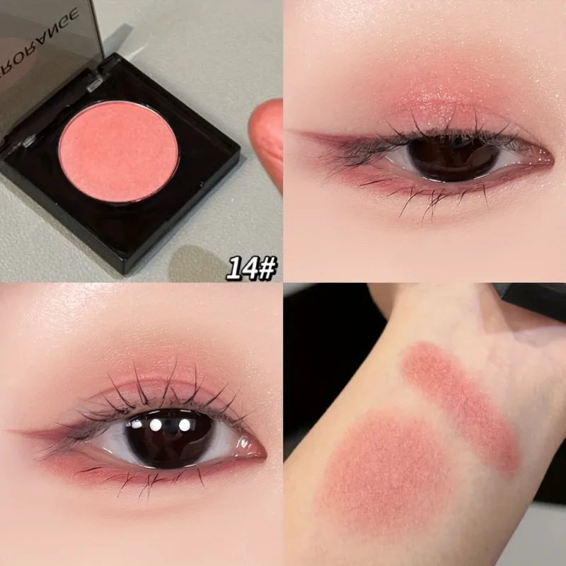 Herorange 16 Color Eyeshadow Highlight Palette Matte Shimmer Orange Brown Pink Champagne Waterproof Portable Festival Mak — image 16