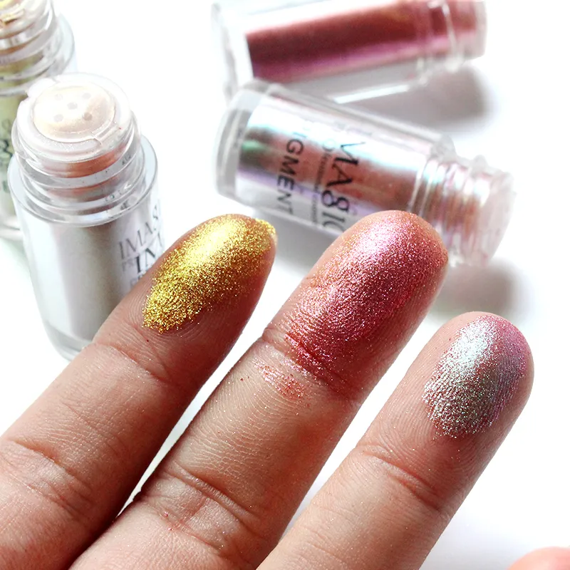 Neue Ankunft Glitter Lidschatten Metallic Lose Pulver Wasserdicht Schimmer Pigmente Farben Lidschatten Make-Up Kosmetik — image 3