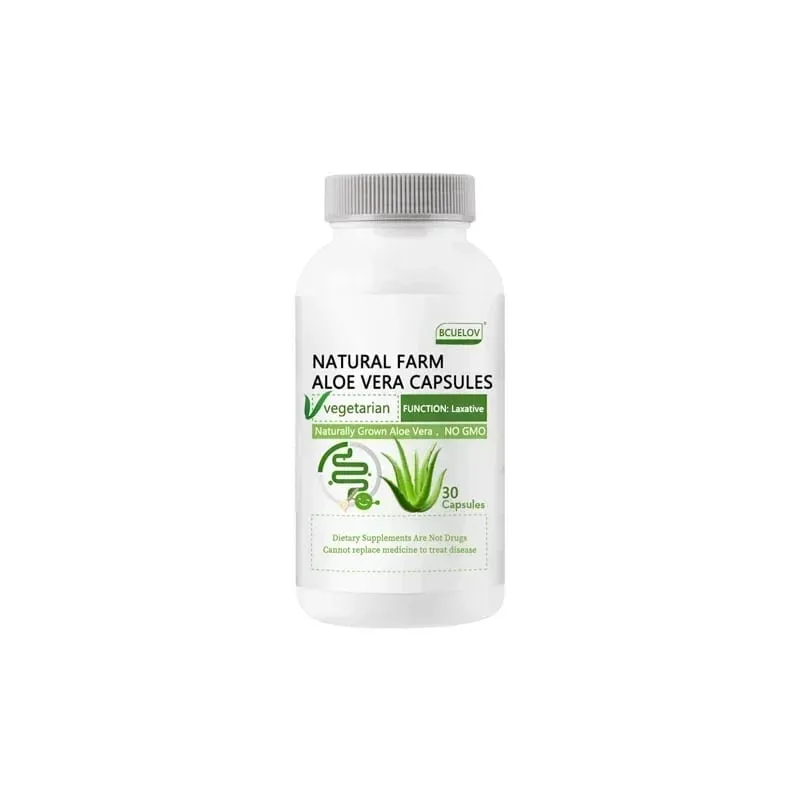 Natural Farm Aloe Vera Capsules - Relieve Body Constipation Help Balance Stomach Acid Support Gastrointestinal Comfort — image 8