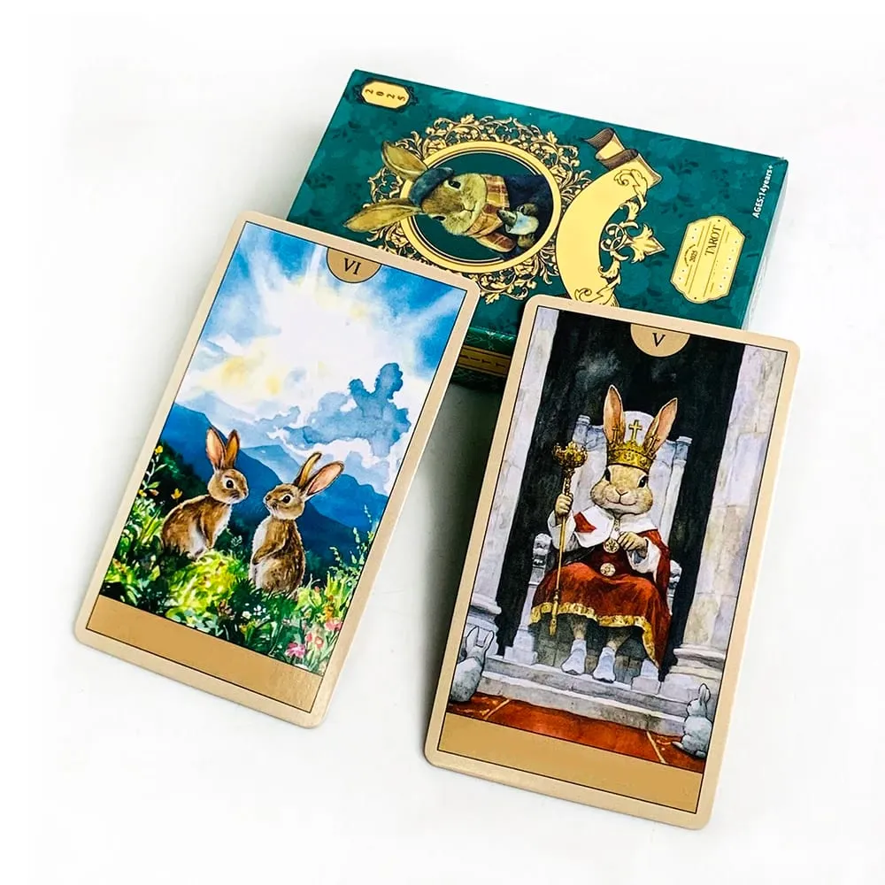 2026 ใหม่ไพ่ทาโรต์ 78 การ์ดTarot Deckภาษาอังกฤษรุ่นDestiny Prediction DivinationเกมกระดานครอบครัวGatheringการ์ดเกม — image 3
