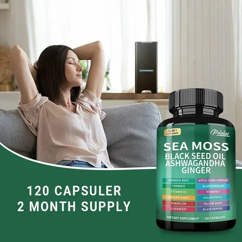 Sea Moss Supplement - Supports Thyroid Health Anti-aging Antioxidant Improve Immunity Detox Beauty Health — image 4