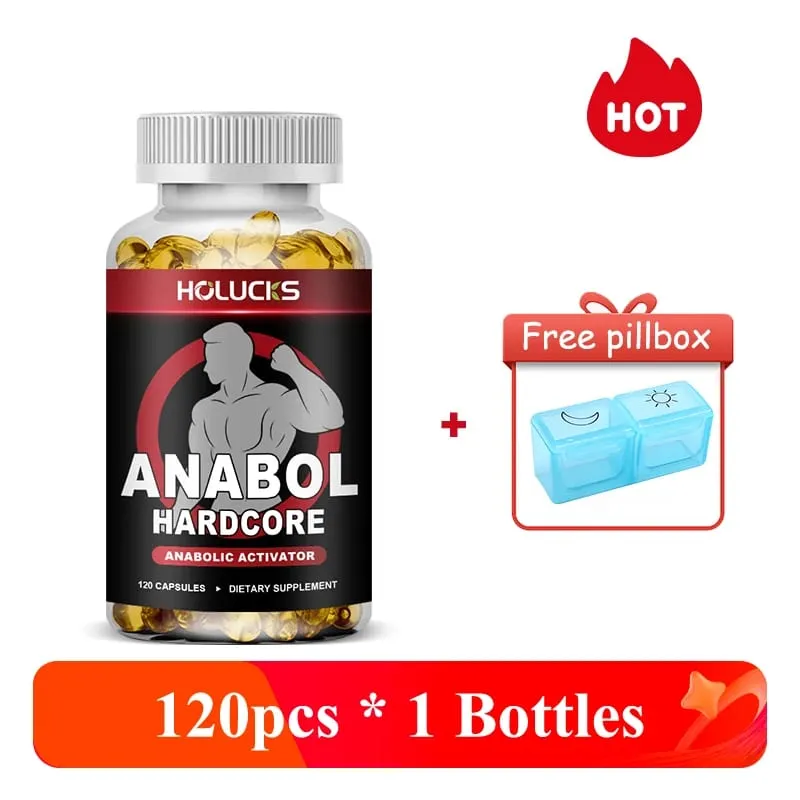 Men’s ANABOLIC Muscle Building Supplement Boost Workout Energy Muscle Growth & Protein Synthesis Balances Men Hormones — image 8