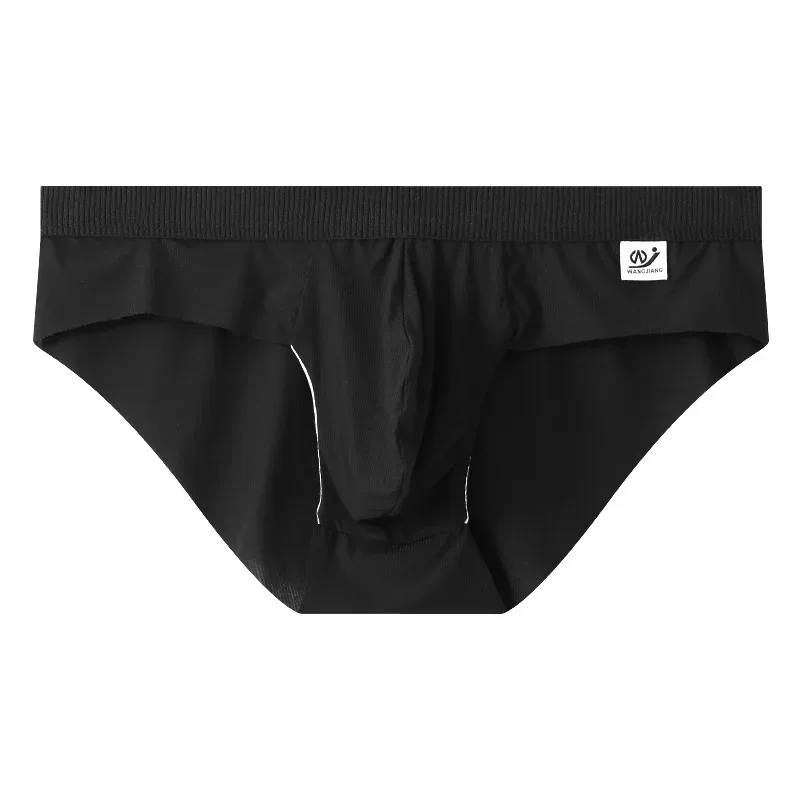 New Arrival Men's Briefs Ice Silk Underwear Seamless Breathable Low Waist Panties Shorts — image 14