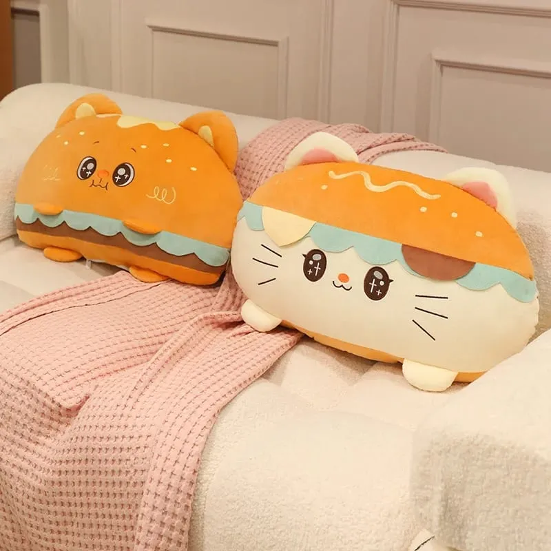 Hamburger Plush Cushion 58/88cm Stuffed Pillow Kawaii Sofa Bed Seat Decor Cushion Adorably Home Decor Toys Birthday Gifts — image 9
