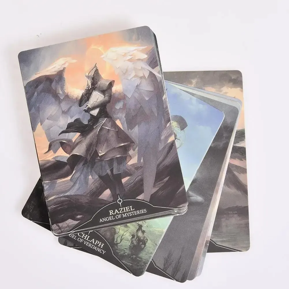 Angelarium Oracle Of Emanations Card Games 33 pezzi Giochi da tavolo versione inglese
