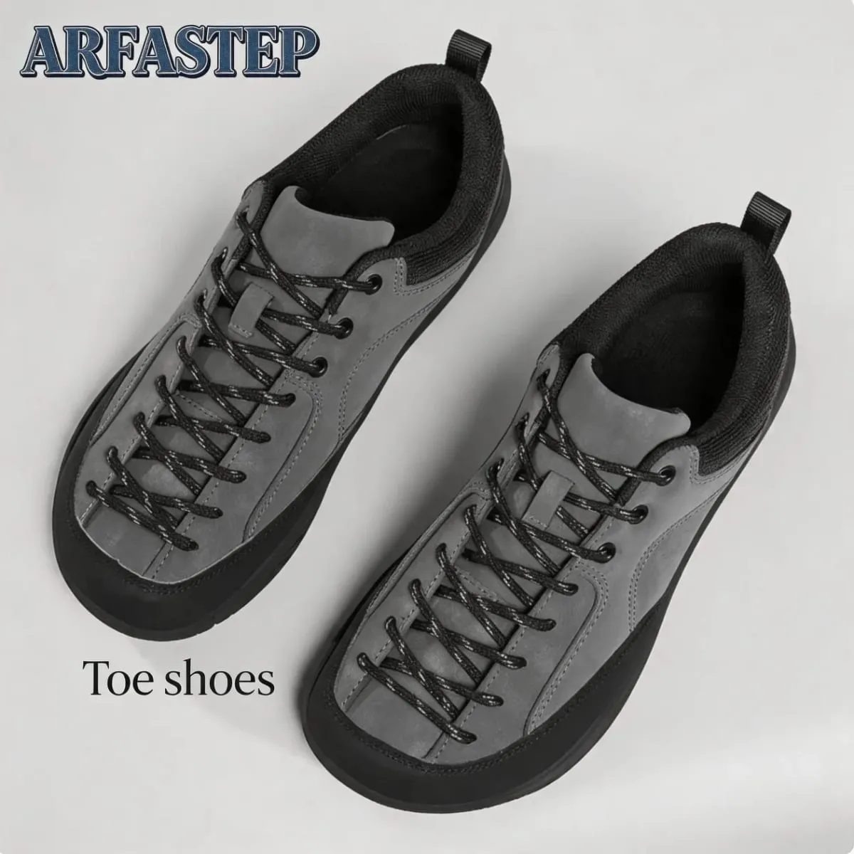 Unisex Barefoot กว้าง Toe Running รองเท้า Minimalist หนังเทียมเดินรองเท้าผ้าใบ Lace Up น้ำหนักเบา Breathable รองเท้า — image 2