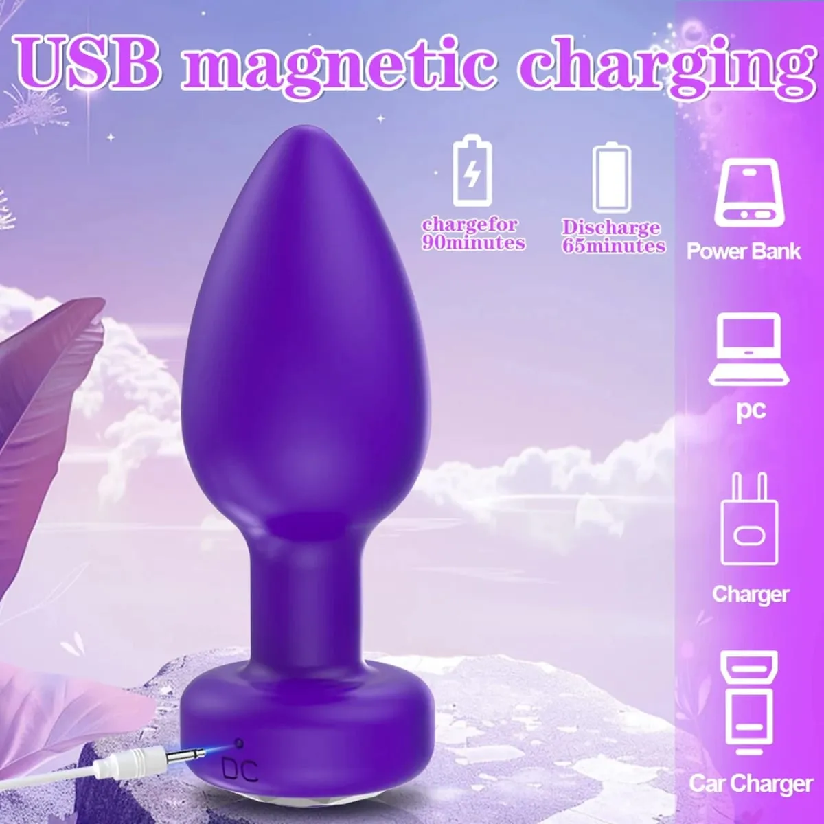 Ứng Dụng Mông Cắm Hậu Môn Máy Rung Dành Cho Người Đồng Tính Điều Khiển Từ Xa Dương Vật Giả Rung Thủ Dâm Đồ Chơi Tình Dục Người Lớn Dành Cho Các Cặp Đôi Tuyến Tiền Liệt Máy Mát Xa — image 4