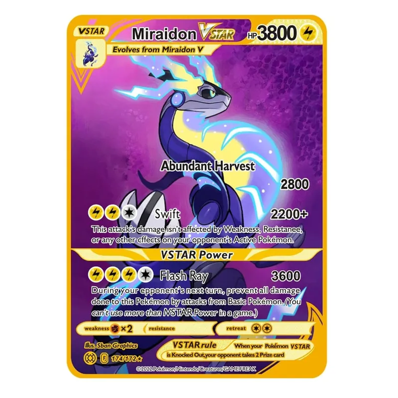 2026 ใหม่ Pokemon การ์ดโลหะ 10000 คะแนน Arceus Charizard Super Card Golden ภาษาอังกฤษ Mewtwo Vmax GX EX อะนิเมะคอลเลกชันการ์ดของขวัญ — image 16