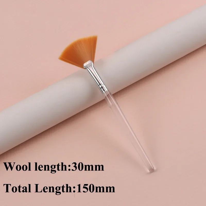 Praktische Gesichtsbürsten, Fächer-Make-up-Pinsel, tragbare Maskenbürste, kosmetische Werkzeuge für Frauen, flexibler weicher Gesichtsmasken-Applikator — image 19