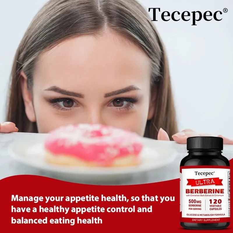Kapsul Berberine HCl 500mg dengan Ceylon Cinnamon Menyokong Metabolisme Kolesterol GI Kardiovaskular & Kesejahteraan Imun Harian — image 2