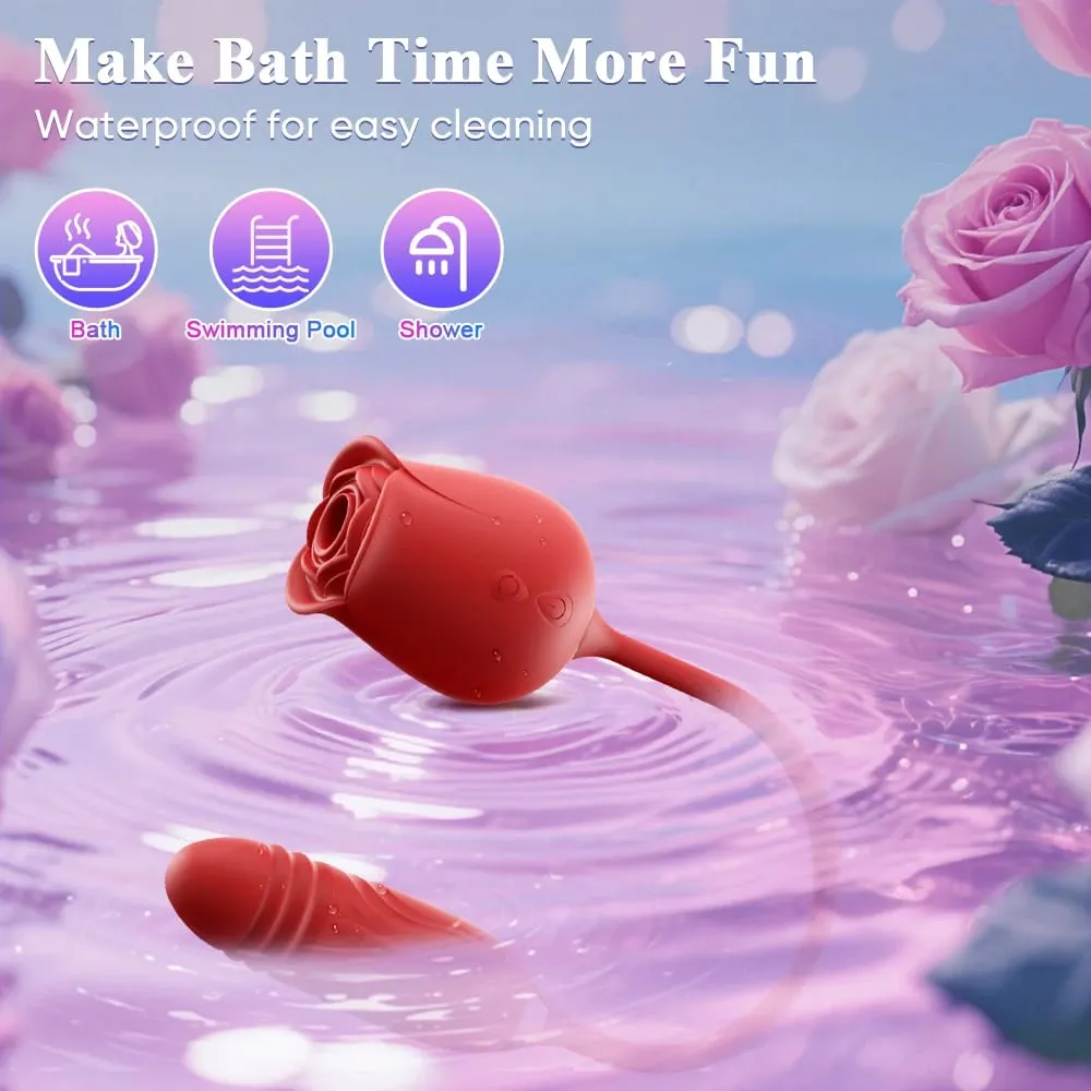 Clit Sucker Vibrator สำหรับผู้หญิงดูด Clitoris Stimulator พร้อม Thrusting ไข่หญิง Masturbation ผู้ใหญ่ Goods Sex Toy สำหรับผู้หญิง — image 6