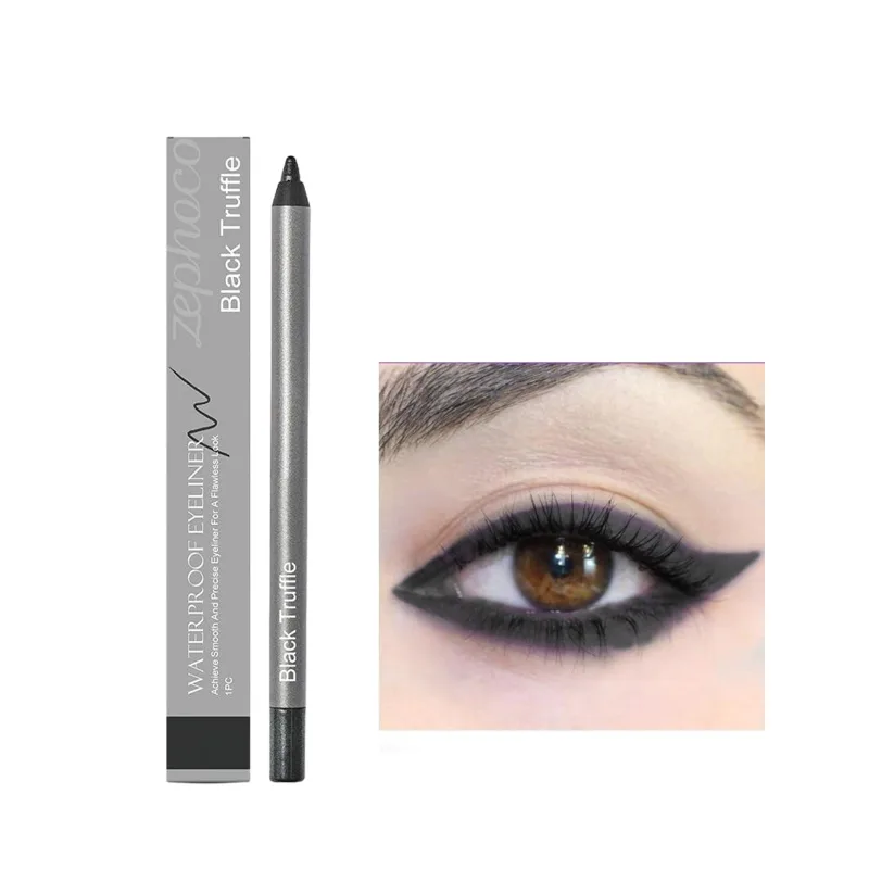 ปากกาอายไลเนอร์กันน้ำธรรมชาติ Outline Line Quick-Drying เริ่มต้น Eye แต่งหน้า Anti Smudge อายไลเนอร์แต่งหน้าเครื่องสำอาง