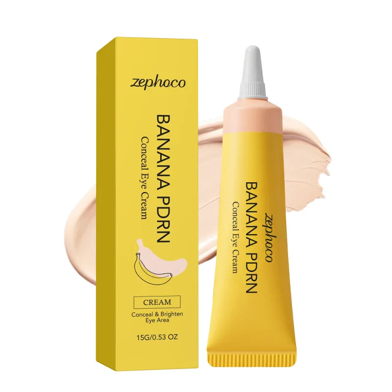 Zephoco Dark Circles Concealer Banana Pdrn deckt Hautunreinheiten ab, Augenaufheller, leichter, nicht klebender Concealer unter den Augen, Feuchtigkeitscreme — image 8