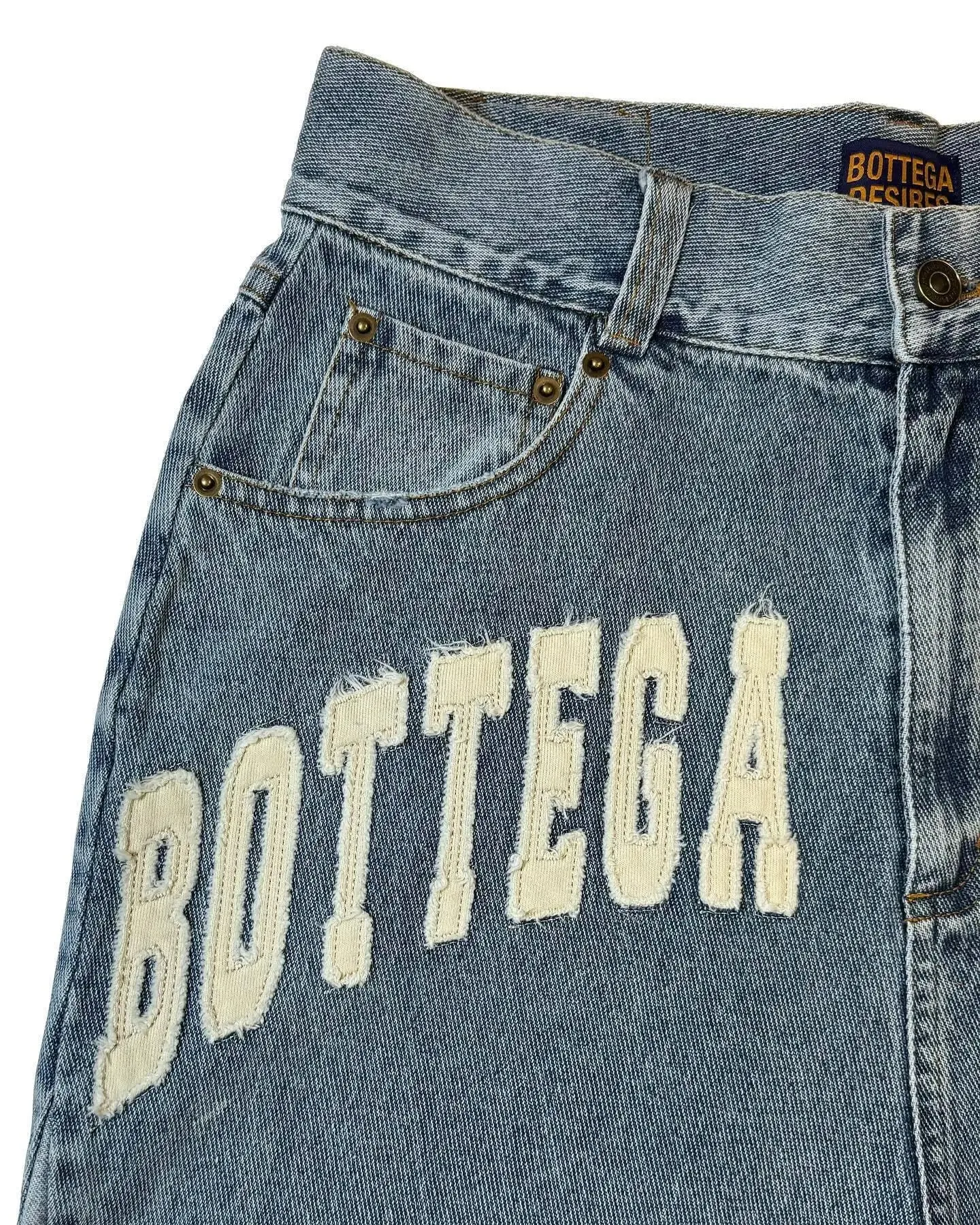 American Style Harajuku Retro Denim Shorts with Letter Embroidery Oversized Jeans Men Y2k Loose Casual Versatile Shorts Woman — image 8
