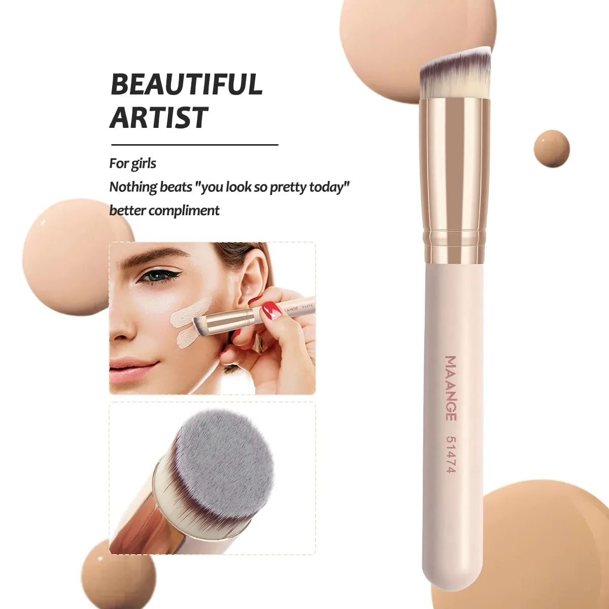7 stks/set Make-up Kwasten voor Cosmetische Foundation Poeder Concealer Blush Brush Blending Zachte Haren Beauty Tools — image 4