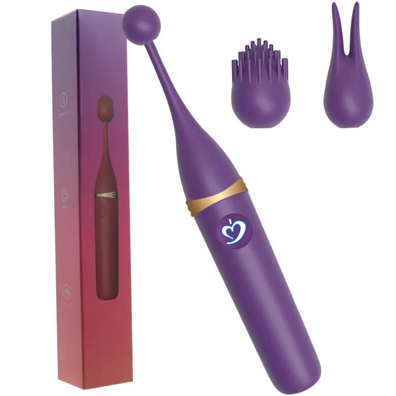 Potente stimolazione del clitoride a 10 frequenze vibratore del punto G 3 testa di ricambio massaggiatore per masturbazione giocattoli sessuali per adulti femminili — image 9